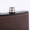 Brown Leather Hip Flask For Whiskey Portable Stainless Steel Flask In 6oz Or 8oz 5