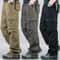RidgeFlex Tactical Cargo Pants For Men Durable MultiPocket Hiking Work Pants 0
