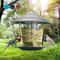 Smart FootActivated Automatic Bird Feeder Hanging Outdoor Bird Feeder With MultiPort Bird Seed Dis 0