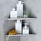 304 Stainless Steel Corner Shower Shelf No Drill Bathroom Corner Organizer 1