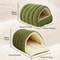 CozyTherm Plush Enclosed Cat Bed SelfWarming Winter Cat Cave House For Calm Comfort 4