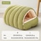CozyTherm Plush Enclosed Cat Bed SelfWarming Winter Cat Cave House For Calm Comfort 5