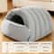 CozyHide Plush Cat Cave Bed Warm AntiAnxiety Hideaway For Indoor Cats 7