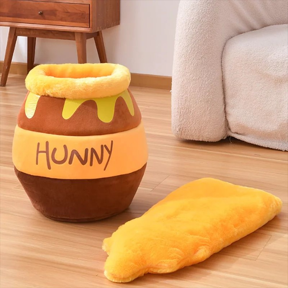 Honey Jar Cat Cave Bed For Indoor Cats Small Dogs 3