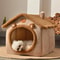 CozyFold Winter Pet House Bed For Cats Small Dogs 3