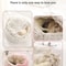 CozyShell Cat Cave Bed For Indoor Cats Soft Winter Nest With Plush 2in1 Design 3