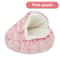 CozyShell Cat Cave Bed For Indoor Cats Soft Winter Nest With Plush 2in1 Design 10