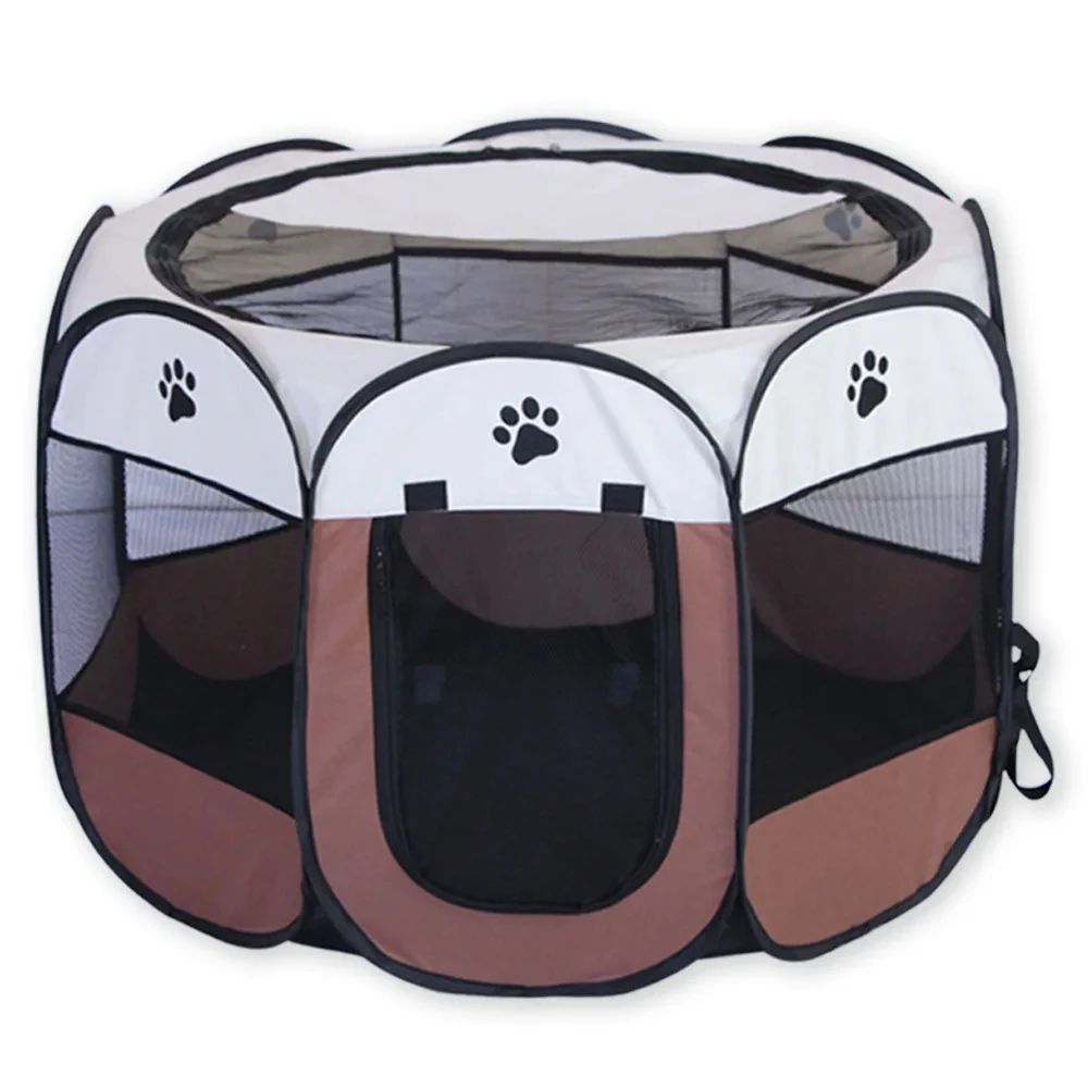 Portable Cat Tent Foldable Pet Playpen For Travel Indoor Outdoor Use 6