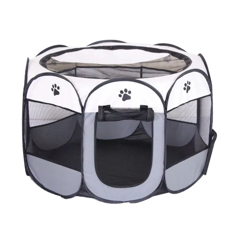 Portable Cat Tent Foldable Pet Playpen For Travel Indoor Outdoor Use 8
