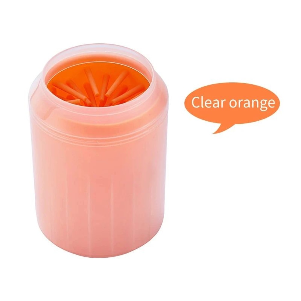 CleanPaws Portable Dog Paw Cleaner Cup With Soft Silicone Brush For Dogs Cats 6