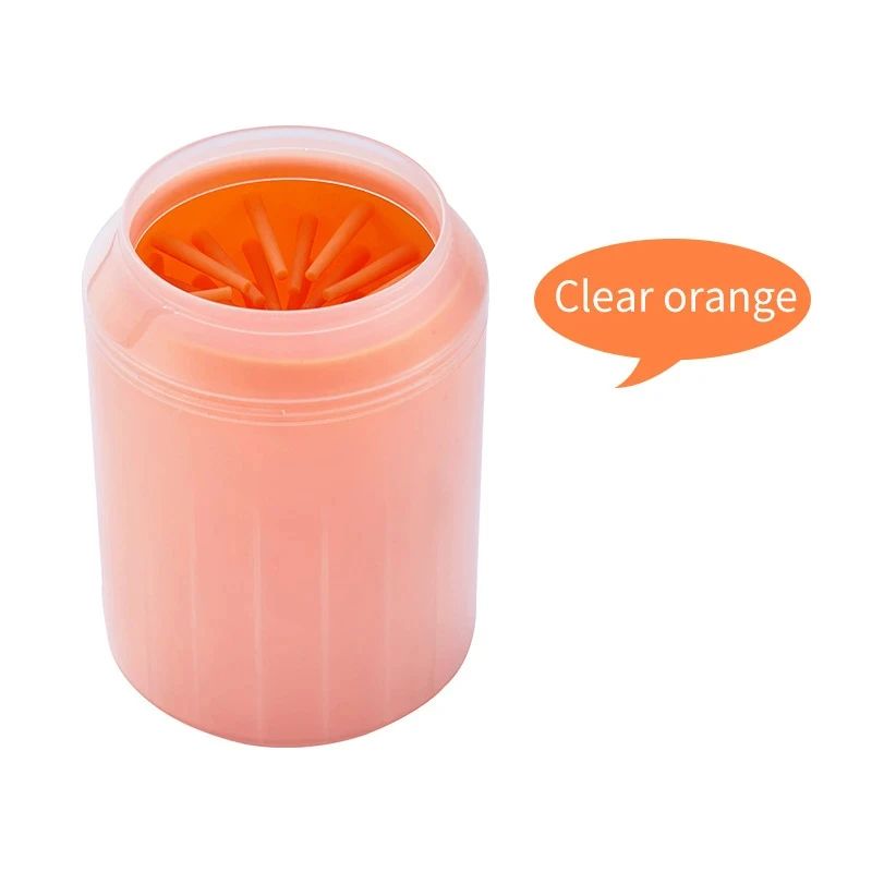 CleanPaws Portable Dog Paw Cleaner Cup With Soft Silicone Brush For Dogs Cats 6