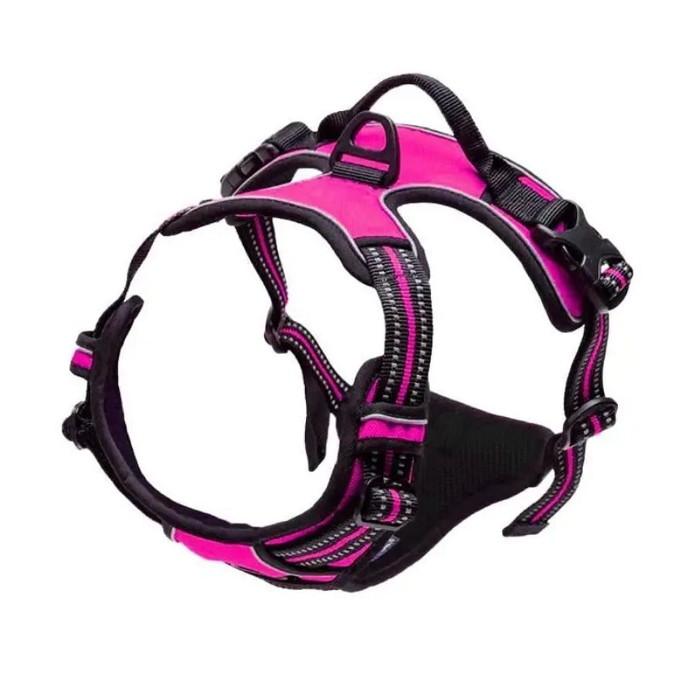 Reflective No Pull Dog Harness With Front Clip And Control Handle 9