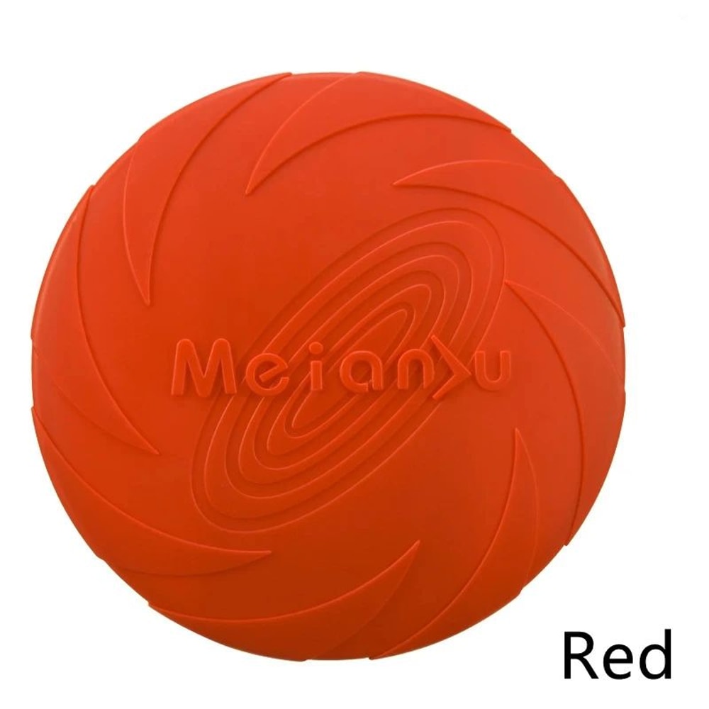 Durable Dog Flying Disc Silicone Dog Toy For Fetch And Training 4
