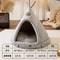 Cozy Plush Enclosed Cat House Washable Cat Cave Bed For Indoor Cats 5
