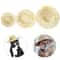 SunReady Dog Straw Hat For Small Dogs Cats Adjustable Pet Sun Hat 0