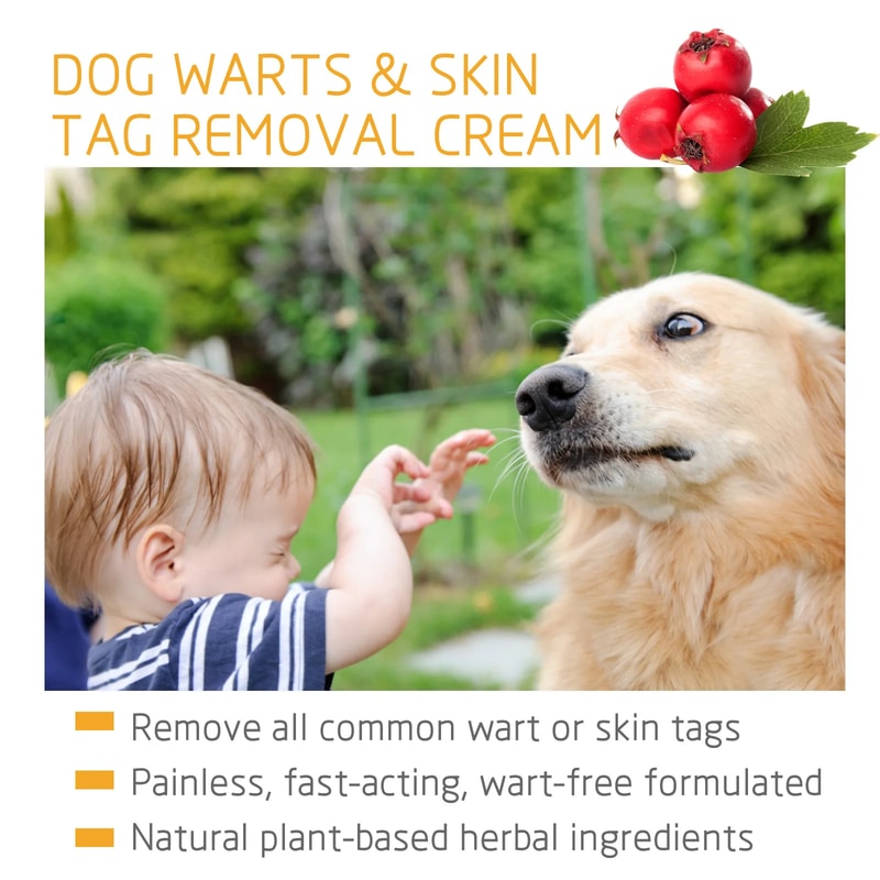 Dog Wart Remover Cream, Safe & Painless Removal of Moles, Warts, & Skin Tags