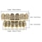 TOPGRILLZ Iced Out Grillz Top And Bottom Set For Men And Women CZ Gold Teeth Grillz In Gold Or Silv 5