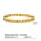Gold Cuban Link Bracelet For Women Stainless Steel Chunky Chain Wristband 5