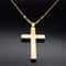 FaithShield GoldPlated Stainless Steel Cross Necklace With Jesus Pendant Hip Hop Style Jesus Cross 3