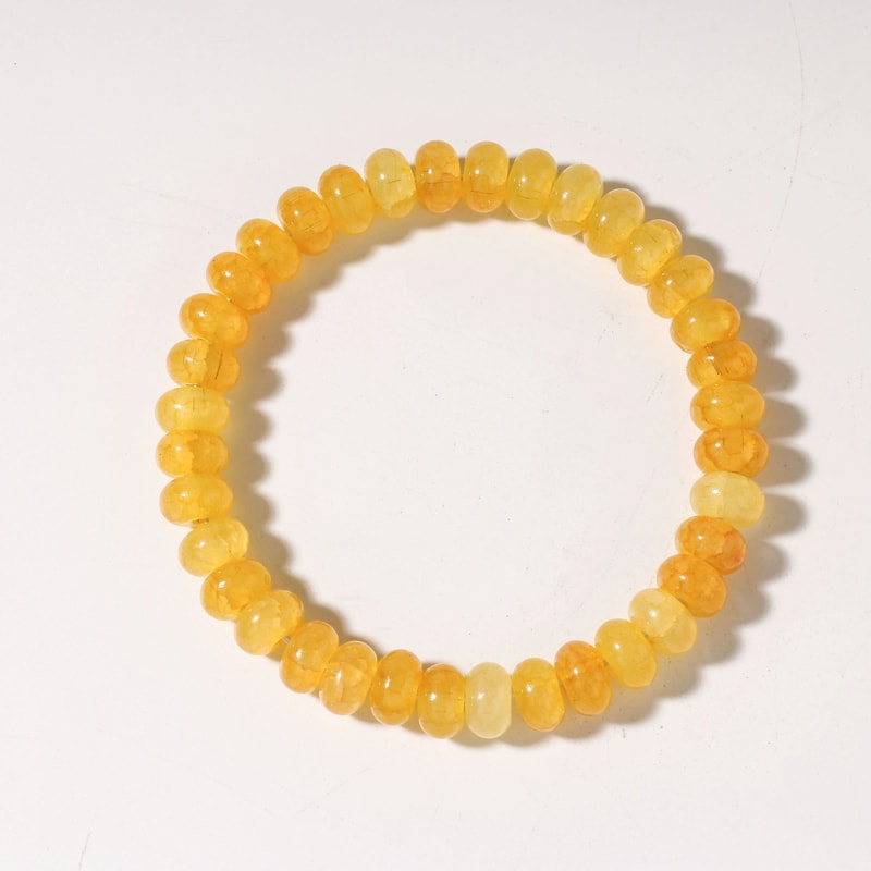 Citrine Bracelet For Wealth And Positivity Feng Shui Beaded Crystal Bracelet 7