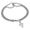 Retro Cross Double Chain Stainless Steel Bracelet For Men Women 4