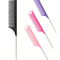 Professional Rat Tail Comb With Stainless Steel Tail Precision Wig Styling Comb For Salon Hair Sec 0