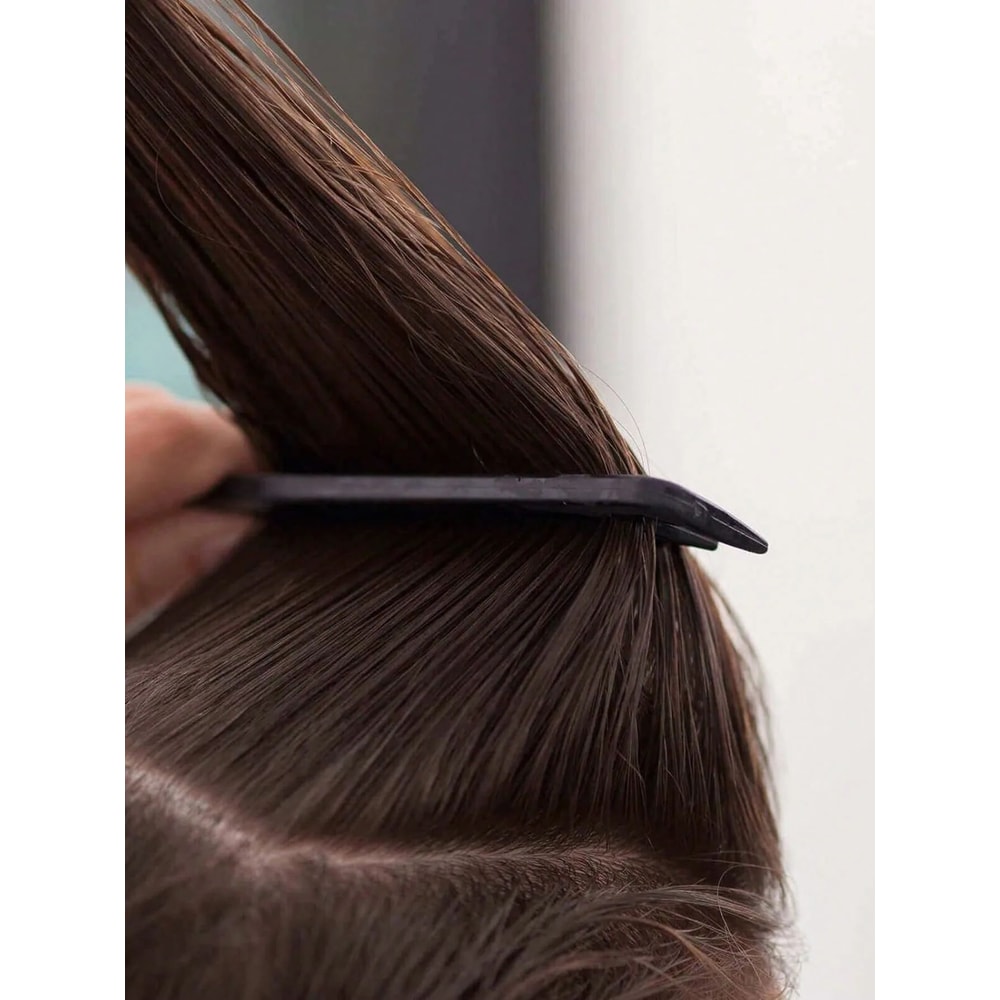 Professional Rat Tail Comb With Stainless Steel Tail Precision Wig Styling Comb For Salon Hair Sec 1