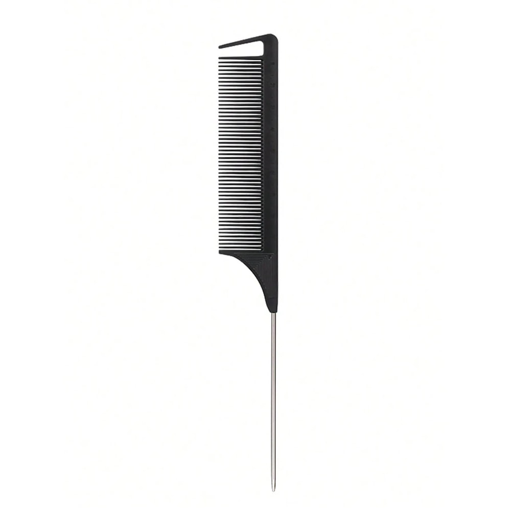 Professional Rat Tail Comb With Stainless Steel Tail Precision Wig Styling Comb For Salon Hair Sec 7