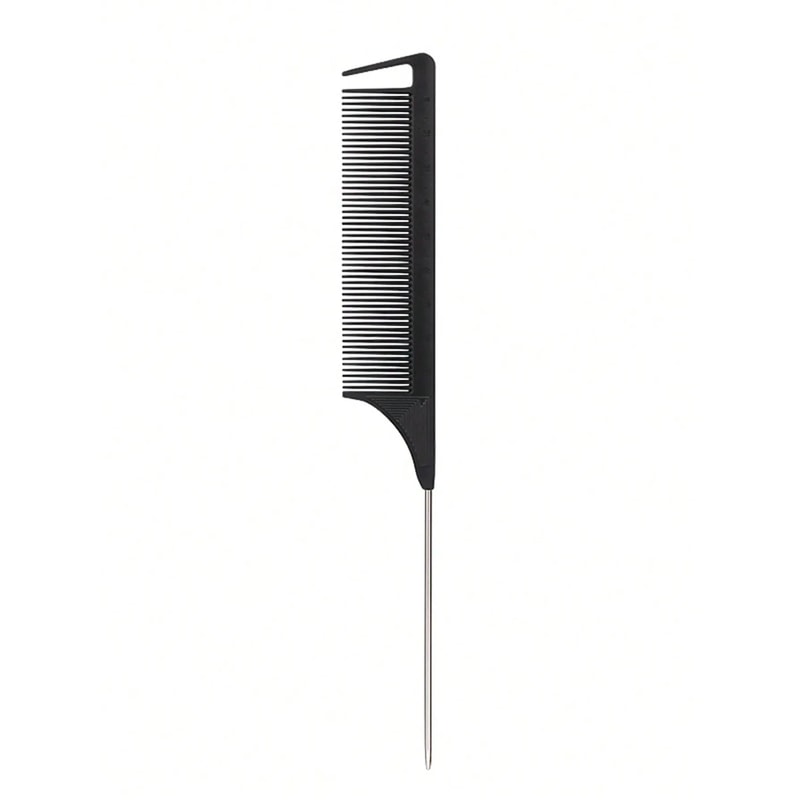 Professional Rat Tail Comb With Stainless Steel Tail Precision Wig Styling Comb For Salon Hair Sec 7