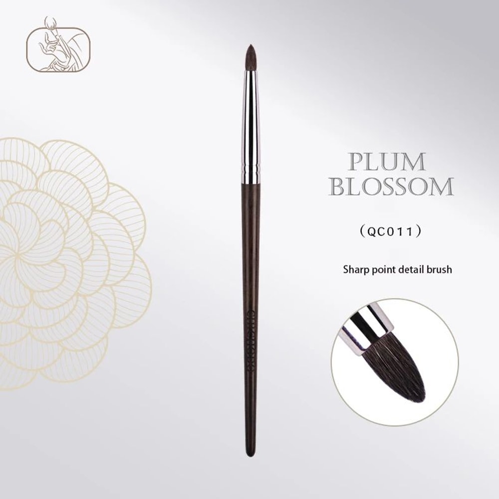 CHICHODO Precision Goat Hair Eyeshadow Crease Brush Professional Pointed Detail Makeup Brush 0