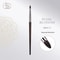 CHICHODO Precision Goat Hair Eyeshadow Crease Brush Professional Pointed Detail Makeup Brush 0