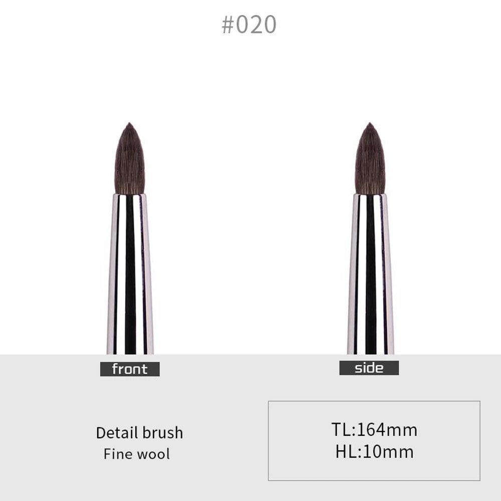 CHICHODO Precision Goat Hair Eyeshadow Crease Brush Professional Pointed Detail Makeup Brush 2