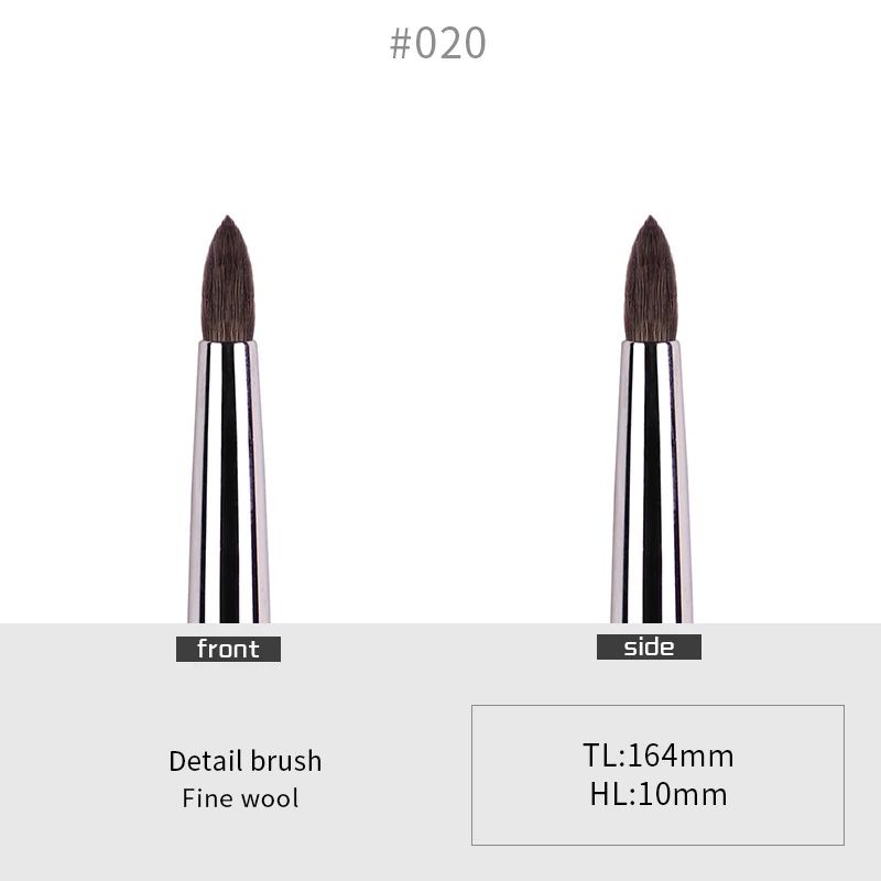 CHICHODO Precision Goat Hair Eyeshadow Crease Brush Professional Pointed Detail Makeup Brush 2