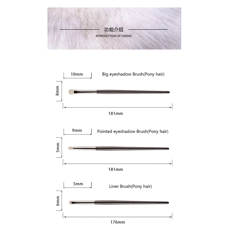 Professional Pony Hair Eyeshadow Brush For Precision Crease Smudge Detail Blending 4