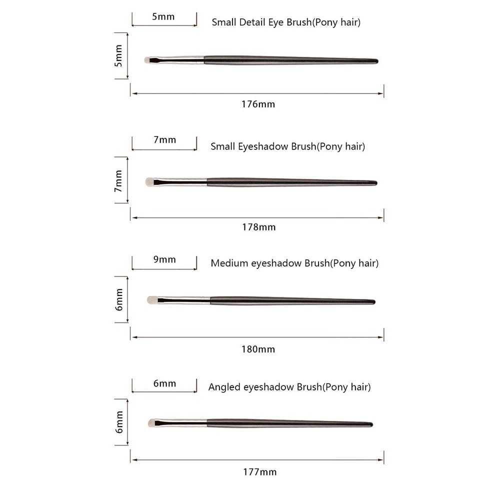 Professional Pony Hair Eyeshadow Brush For Precision Crease Smudge Detail Blending 5