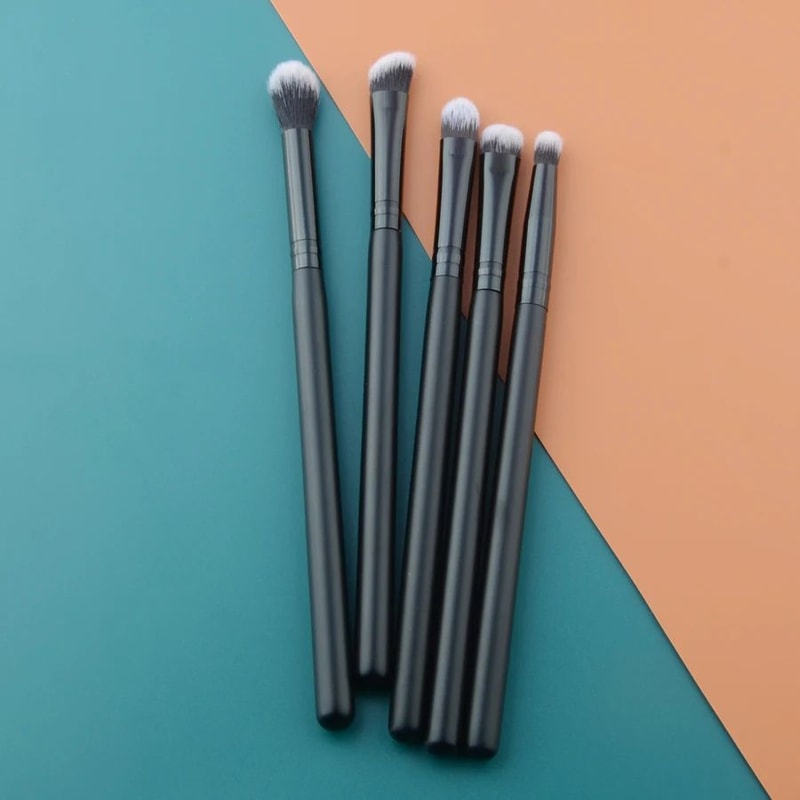 Precision 5Piece Eye Makeup Brush Set Professional Eyeshadow Blending Crease Brushes 0