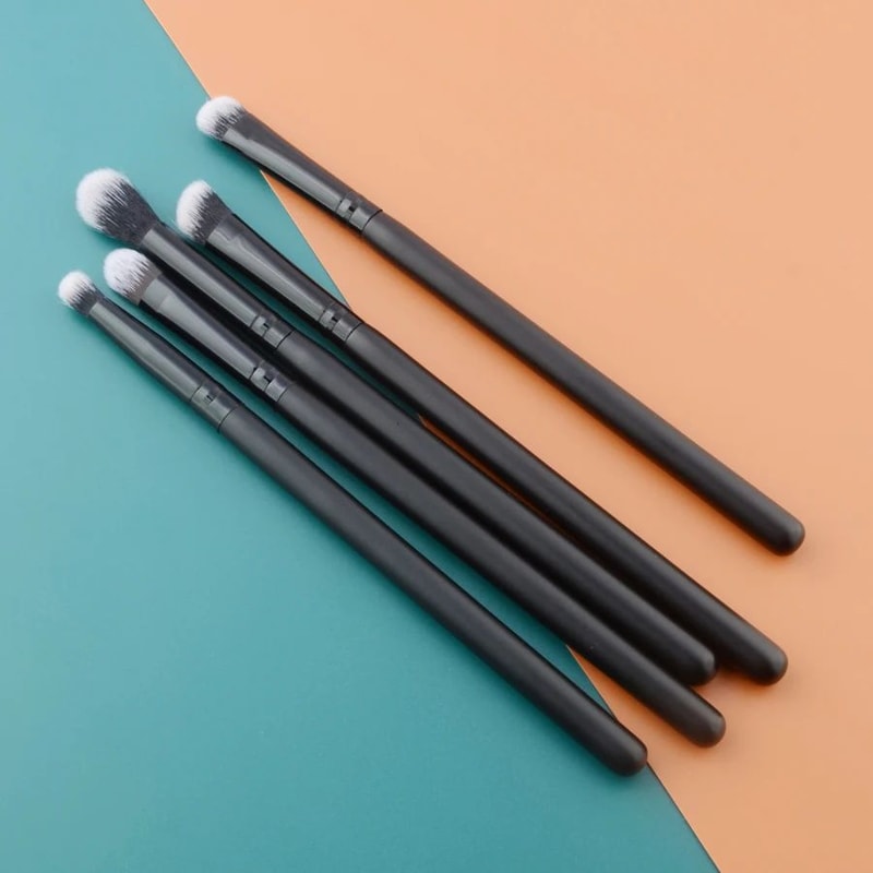 Precision 5Piece Eye Makeup Brush Set Professional Eyeshadow Blending Crease Brushes 1