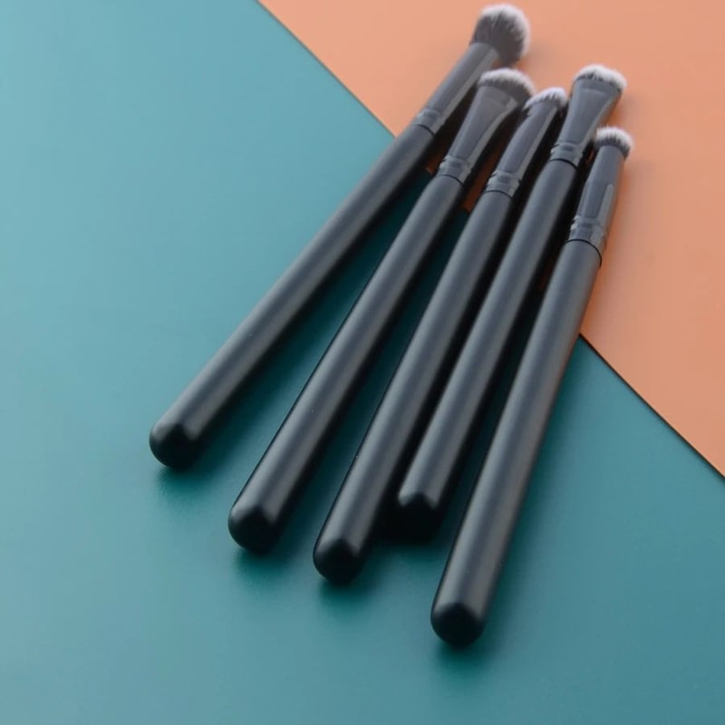 Precision 5Piece Eye Makeup Brush Set Professional Eyeshadow Blending Crease Brushes 4