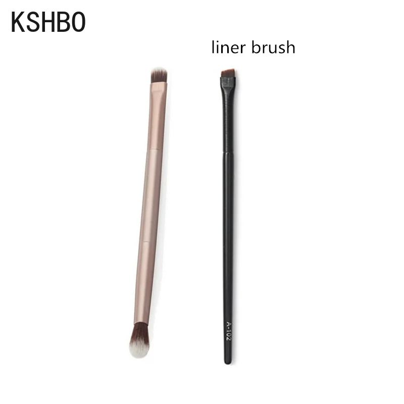 Precision Duo Angled Eyebrow Brush Eyebrow Liner Brush Set Portable Brow Contour Brush 2PCS 8