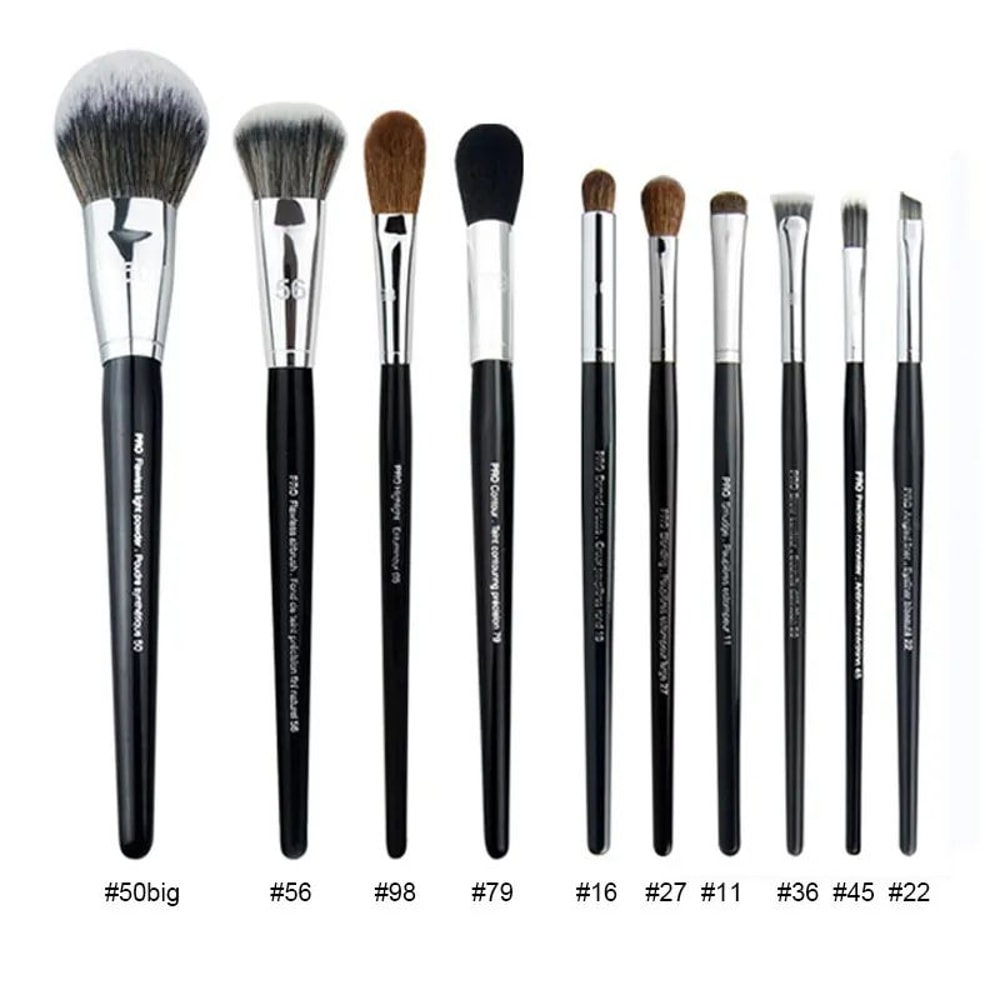Professional Makeup Brush Set For Foundation Concealer And Eyeshadow 9