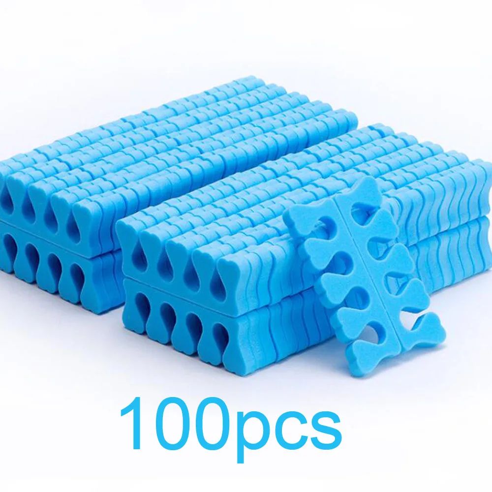 HeartFlex Toe Separators For Pedicure Soft Foam Toe Spacers For Nail Polish 50 Pairs 13