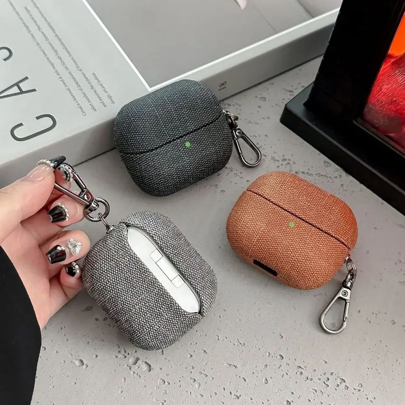 Fabric Texture Galaxy Buds 3 Pro Case Slim Protective Galaxy Buds 3 Cover 4