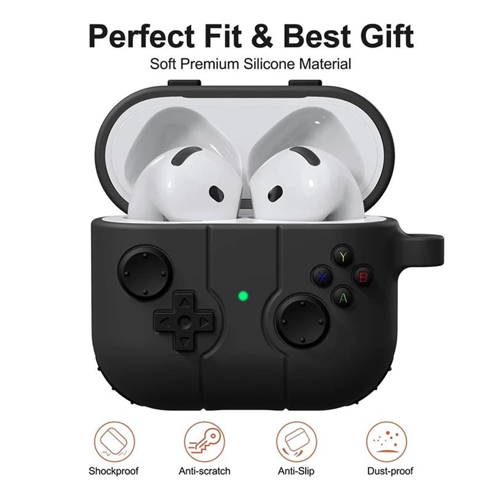 3D Gamepad Silicone AirPods Case Cute Shockproof Protective Cover 1