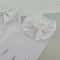 Girls White Lace Flower Girl Gloves With Pearl Bow For Communion Wedding 4