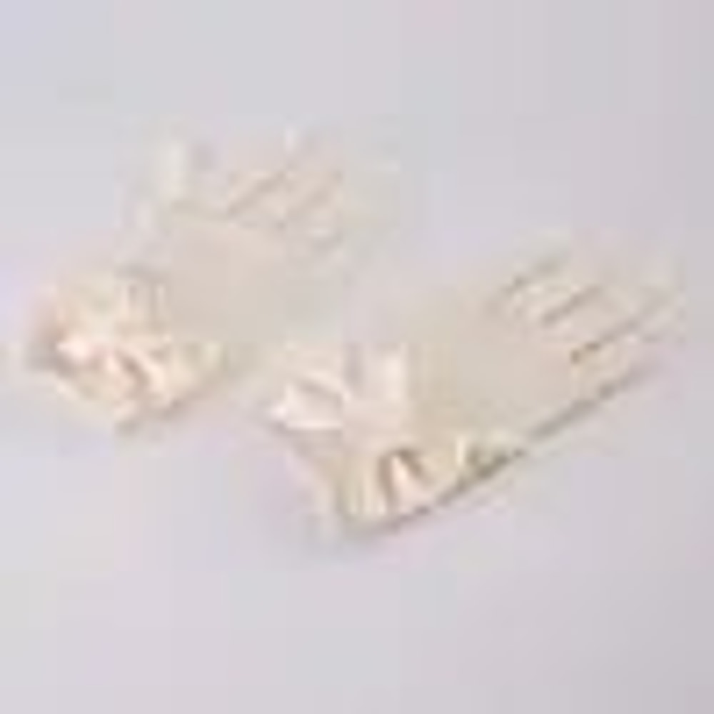Girls White Lace Flower Girl Gloves With Pearl Bow For Communion Wedding 6