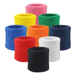 quick-dry wrist sweatband set for tennis, gym & sports training
