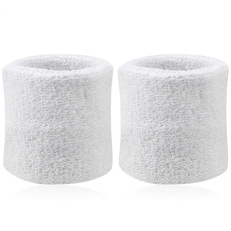 QuickDry Wrist Sweatband Set For Tennis Gym Sports Training 5
