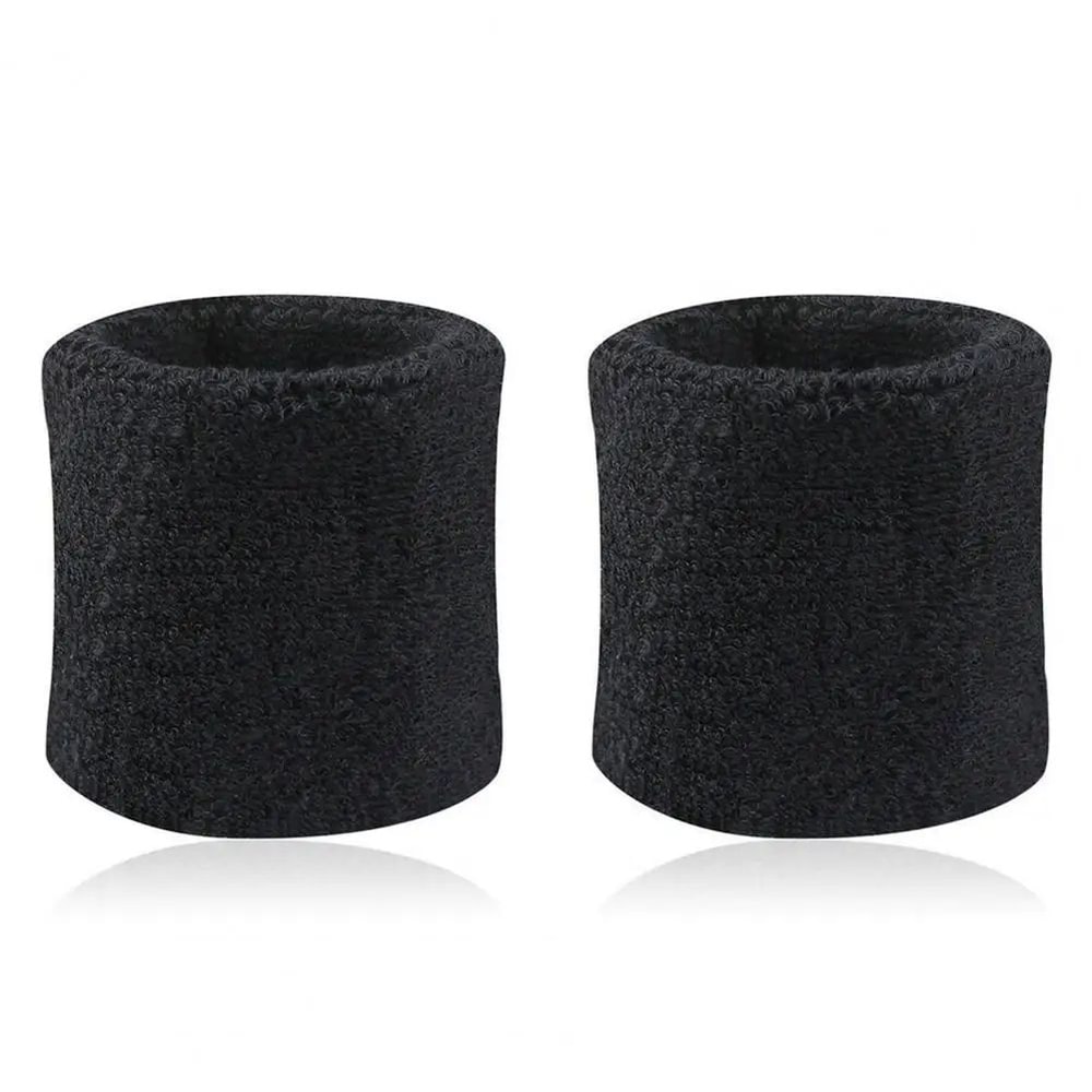 QuickDry Wrist Sweatband Set For Tennis Gym Sports Training 4