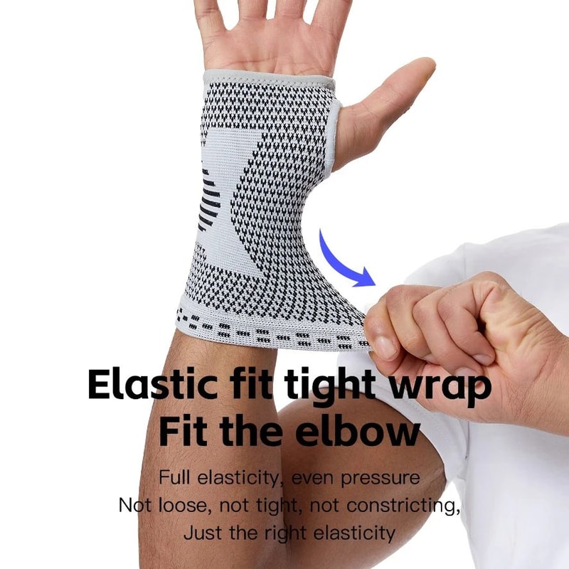 Adjustable Gym Wrist Support Brace Compression Wrist Wrap For Carpal Tunnel Relief Weightlifting 2