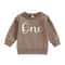 Trendy Toddler Boy Sweatshirt Letter Print Pullover Cute Baby Boy Pullover Sweatshirt For Autumn 6